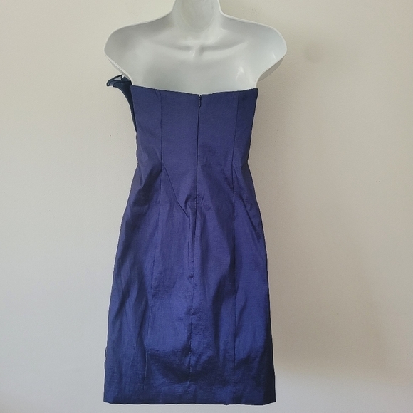 Vintage 90's Betsy & Adam Strapless Mini Dress Party Cocktail Dress Sweethearth - Picture 8 of 13